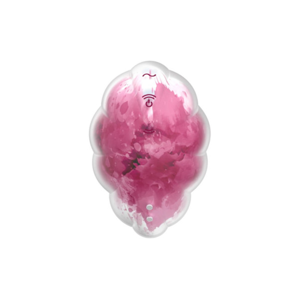 Stimulateur clitoridien par onde de pression sans contact et par vibration USB rose et blanc, Cloud Dancer Satisfyer 
